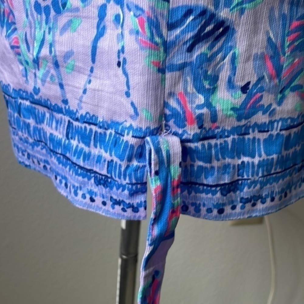 Lilly Pulitzer dress sundress light lilac size 2 animal themed - Picture 5 of 12
